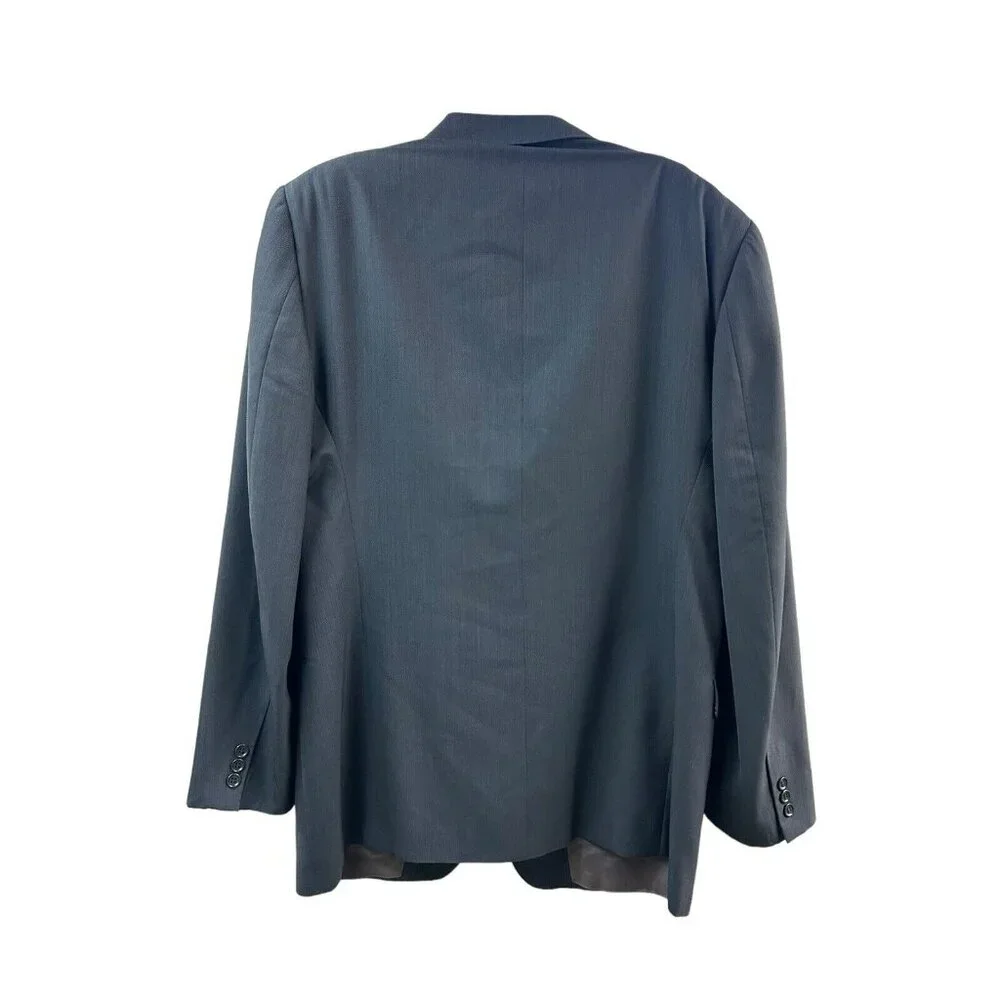 Ermengildo Zegna Soft Wool Blazer Men's‎ 42 R Black 3 Button Sport Coat